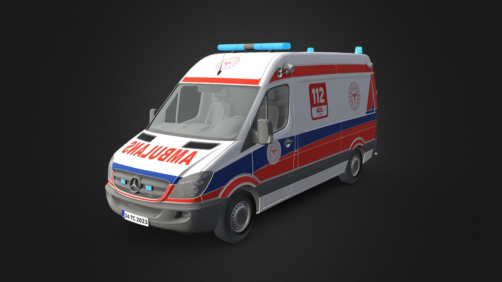 Ambulance 3d model