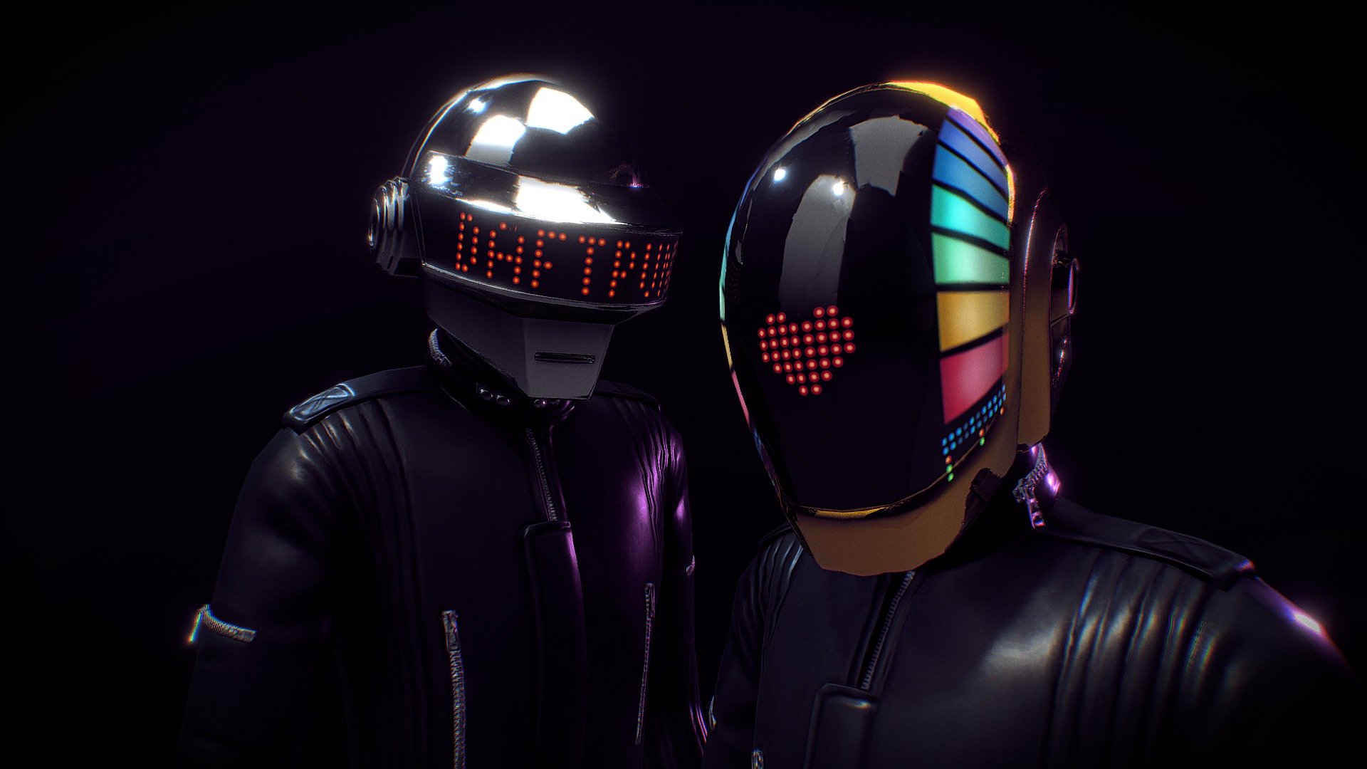 Daft Punk 1993 3d model