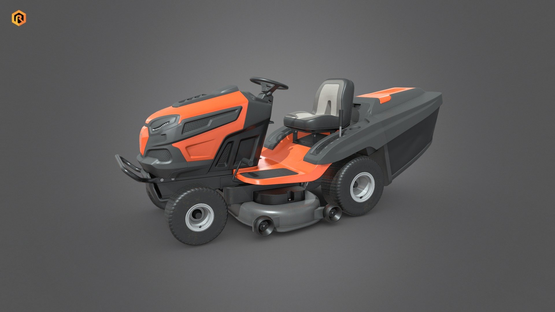 Lawn Tractor 3d model