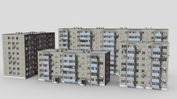 Procedural Soviet Building Generator