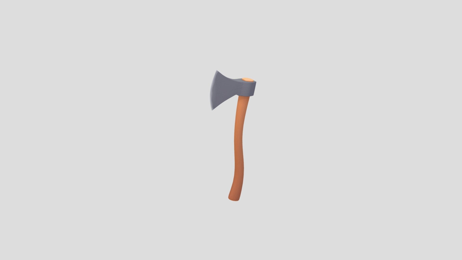 Cartoon Axe 3d model