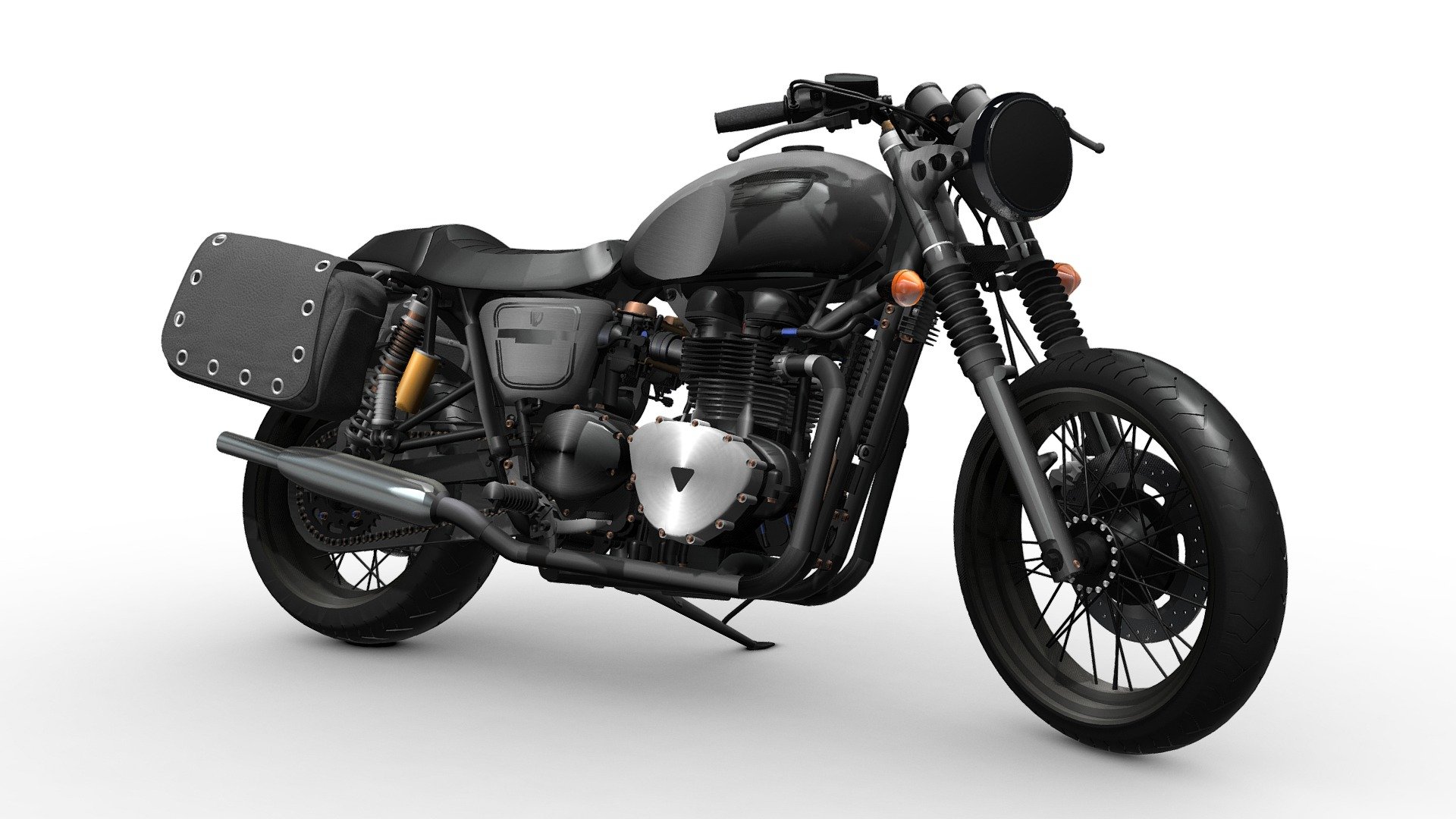 3d model Triumph Bonneville 3d model