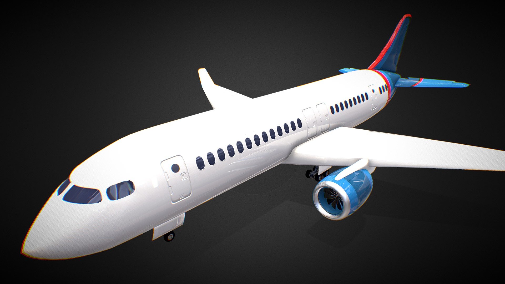 Aeroplane 3D Model [ Znanye.com ] 3d model