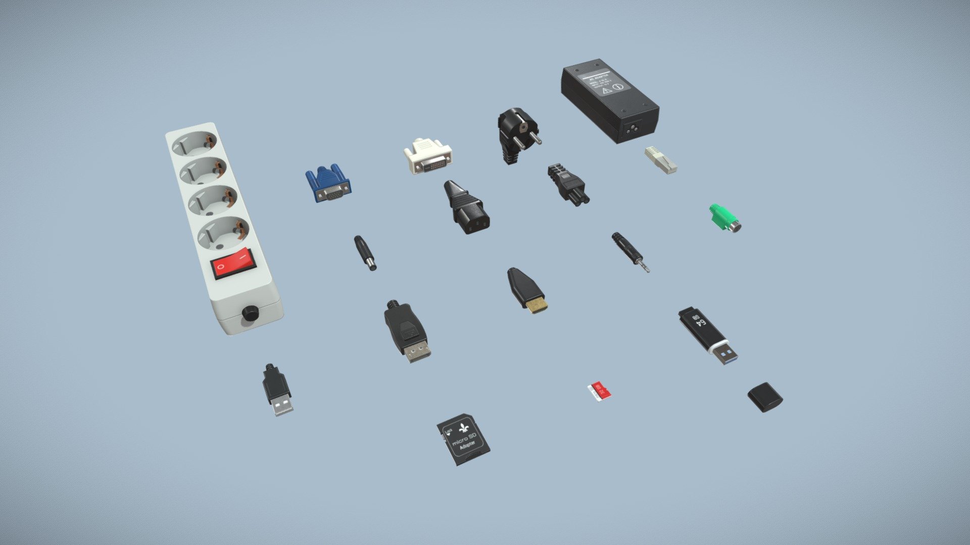 Connectors 3d model