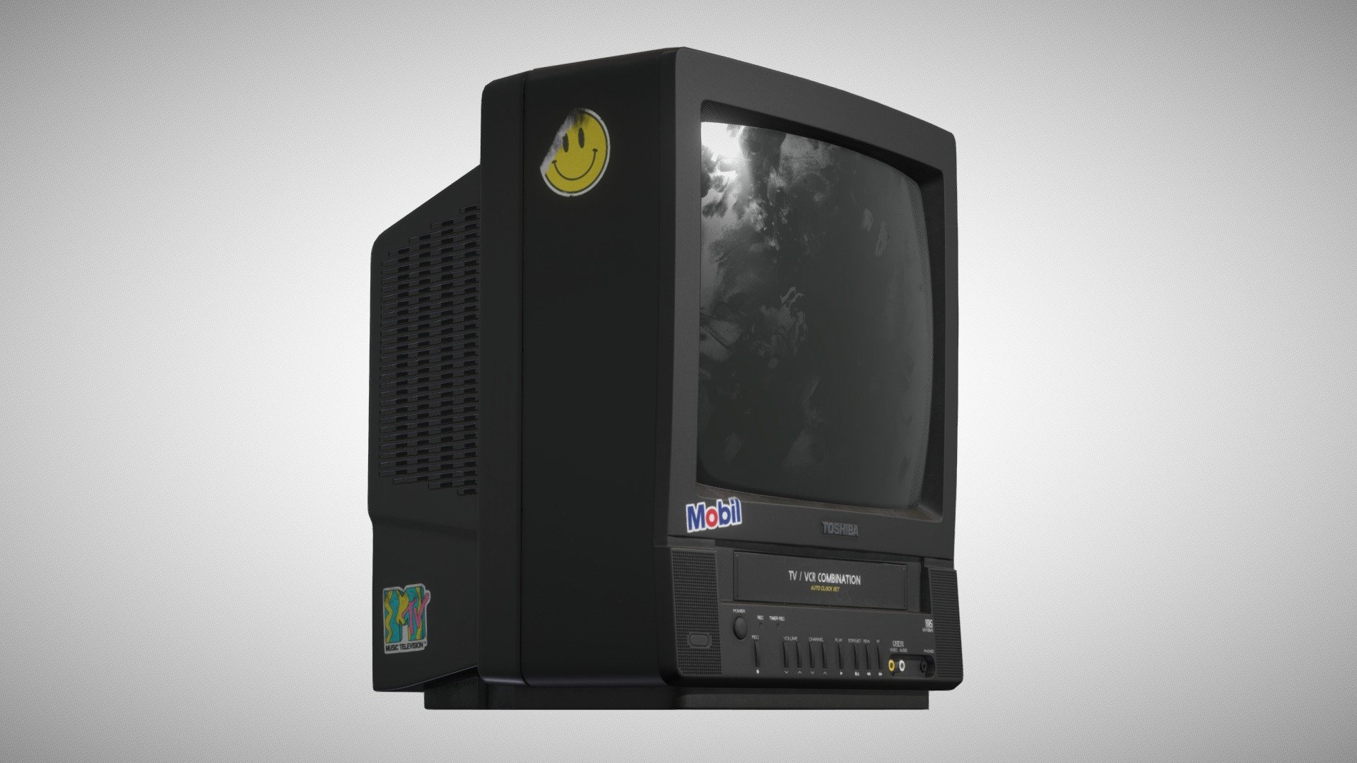 Toshiba CRT TV 3d model