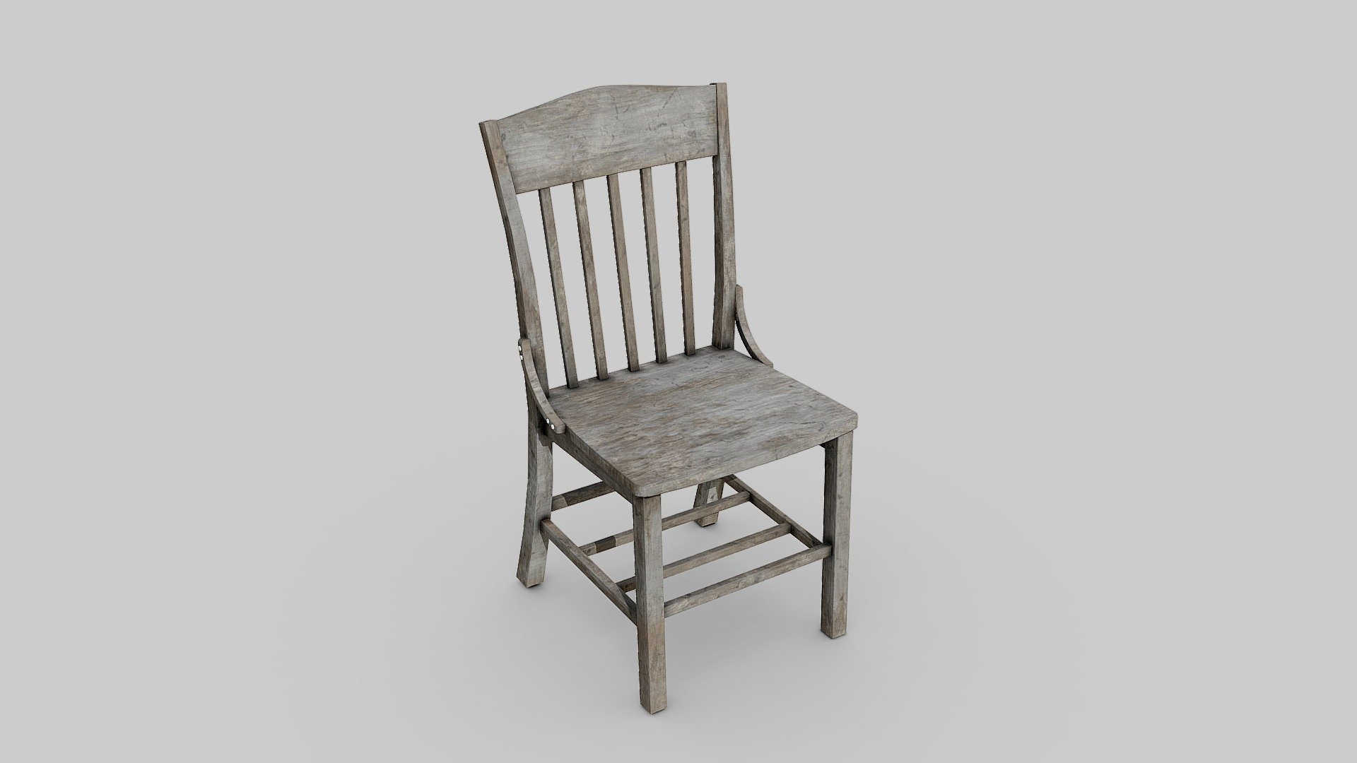 Chair 03-Freepoly.org 3d model