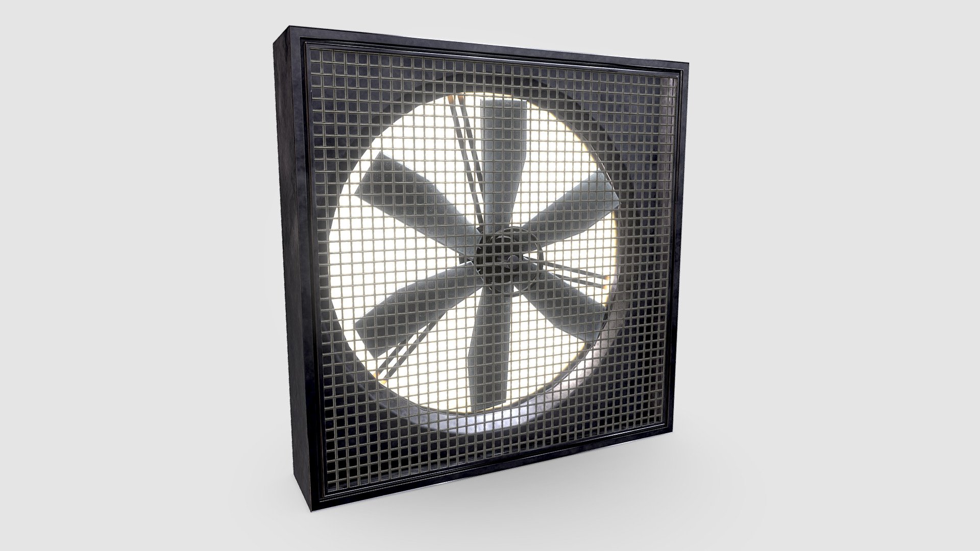 Industrial Warehouse Fan 3d model