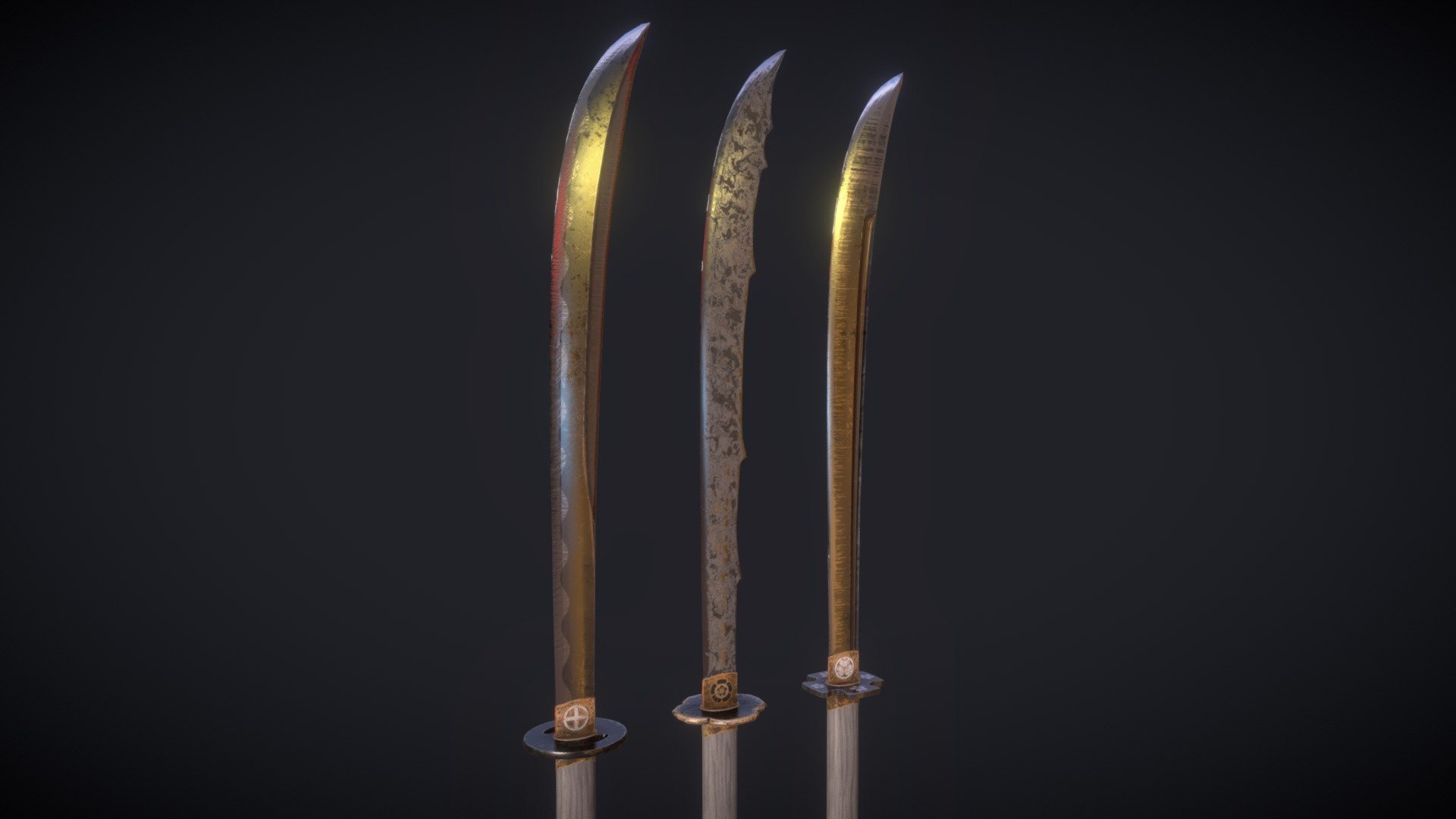 Custom Naginata Skins for the Bardiche 3d model