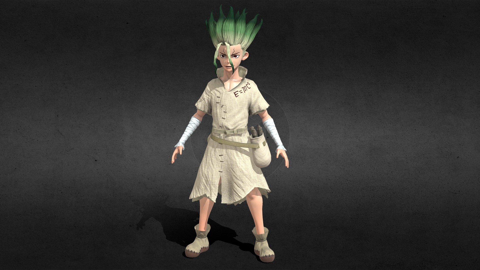 Senku Ishigami 3d model