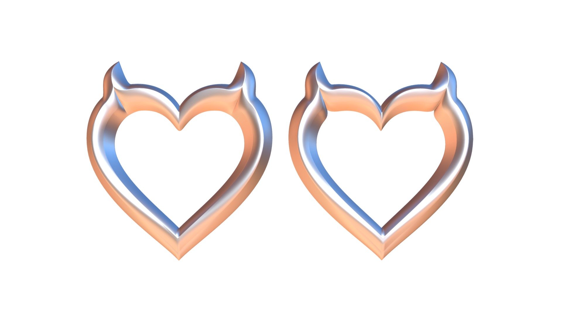 Brooch Heart Diablo 3d model