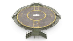 Circular Military Helipad