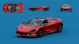 3d model Supercar "McLaren 765LT"