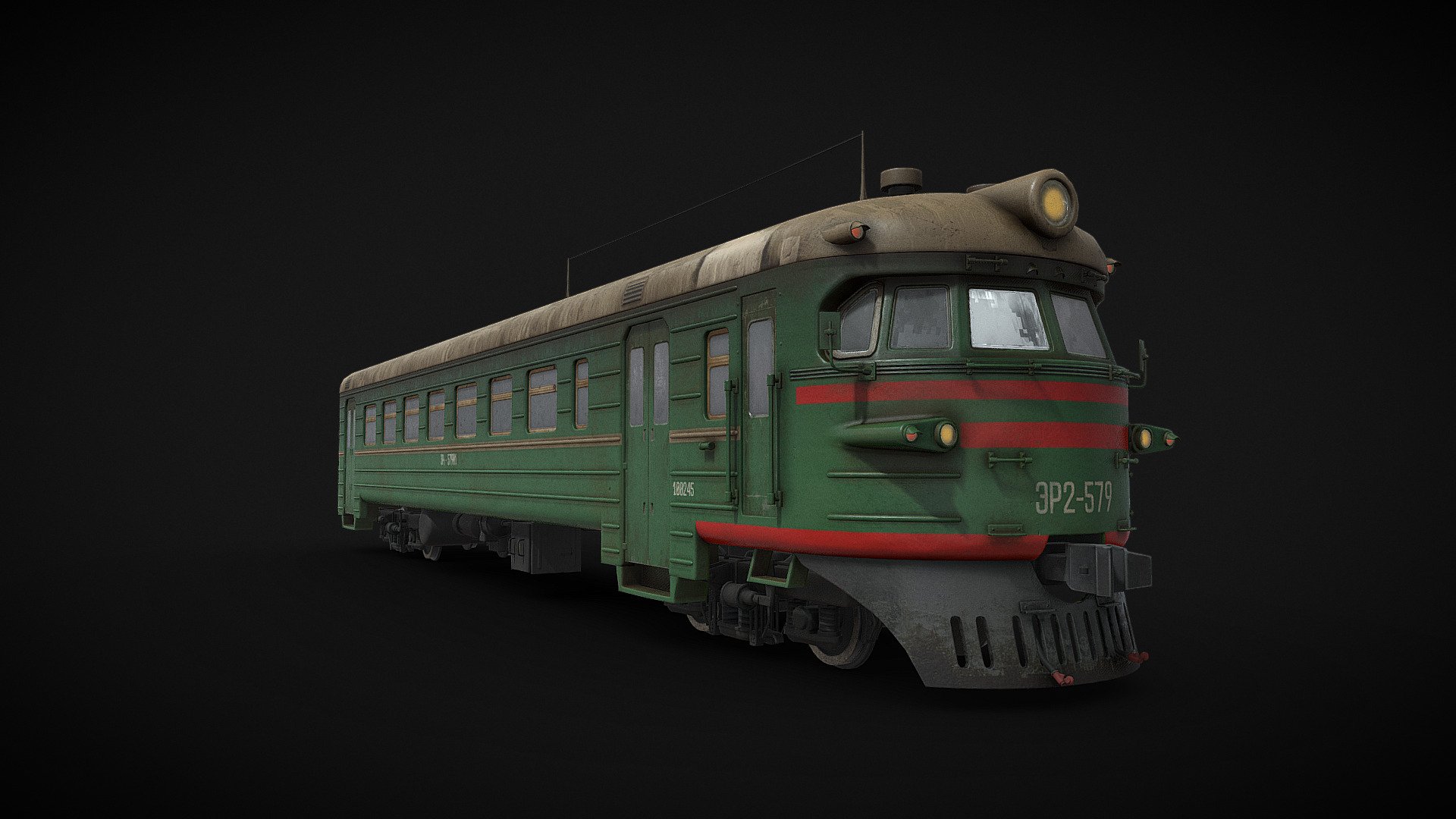 ER2 Train 3d model