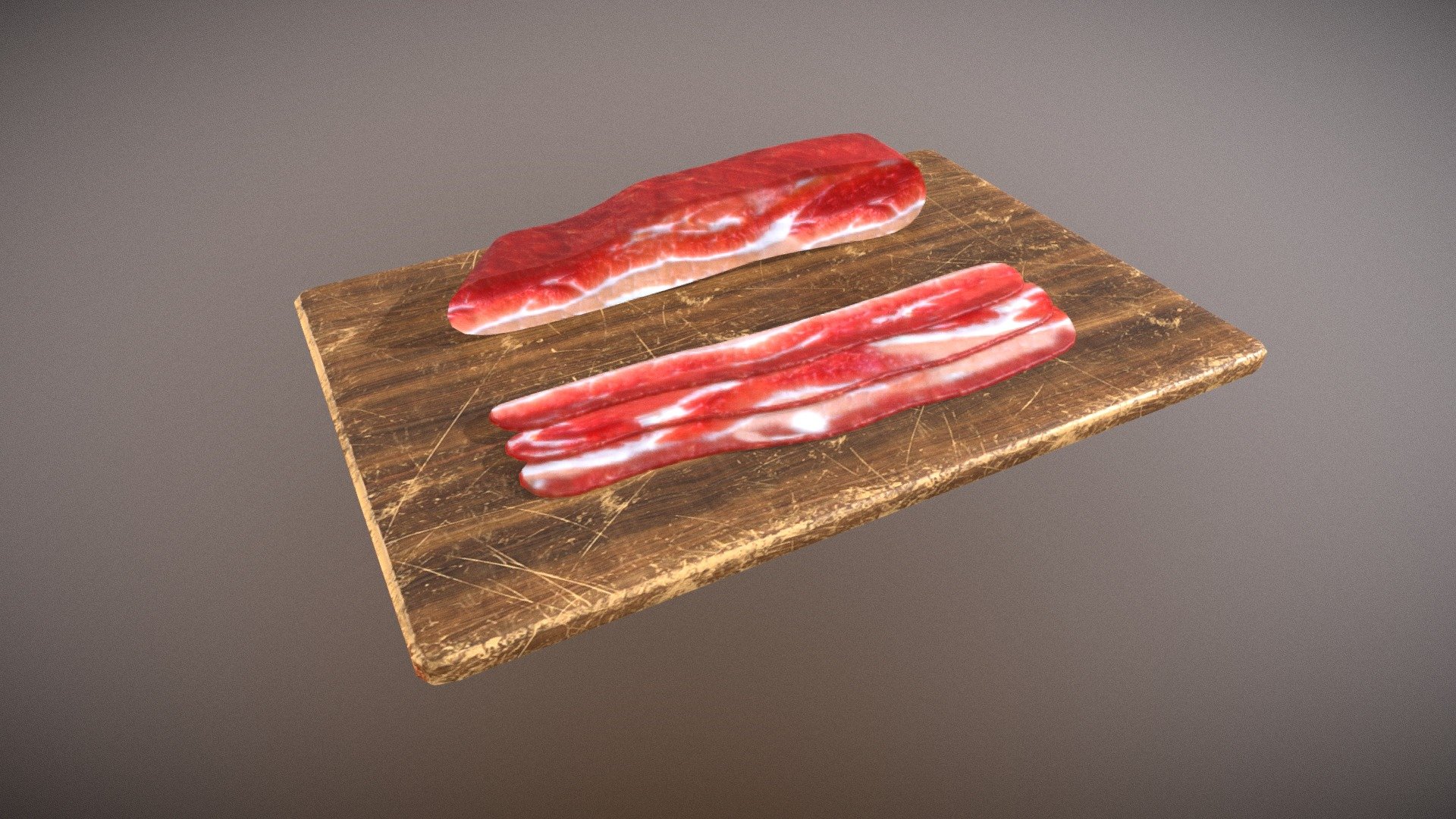 Bacon Platter 3d model