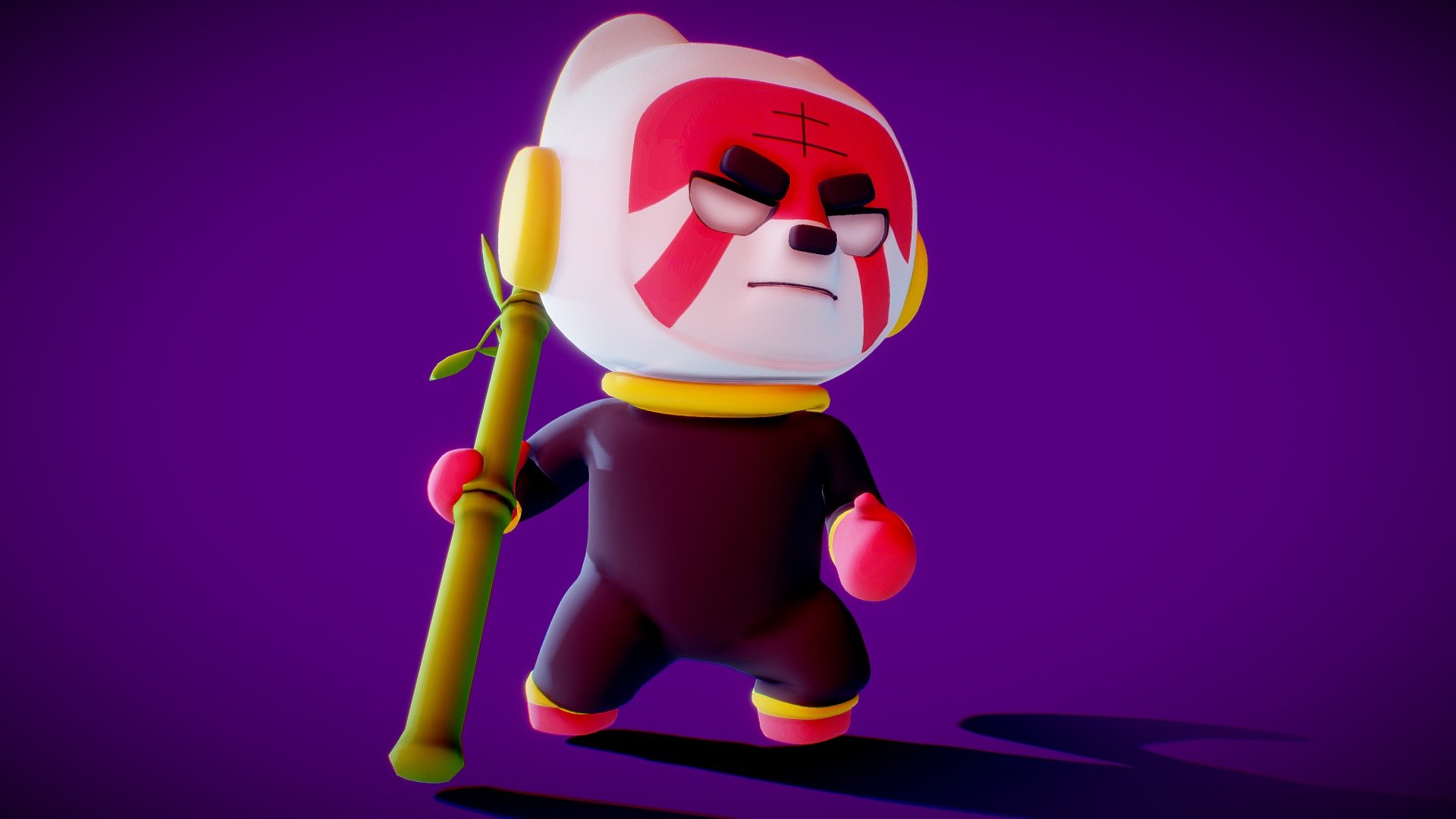 red panda 3d model