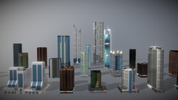 Dubai Towers Building Pack