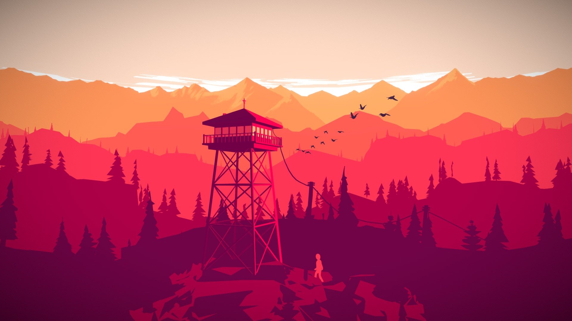 Firewatch Fan Art 3d model