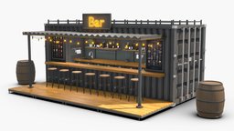 Shipping Container Bar