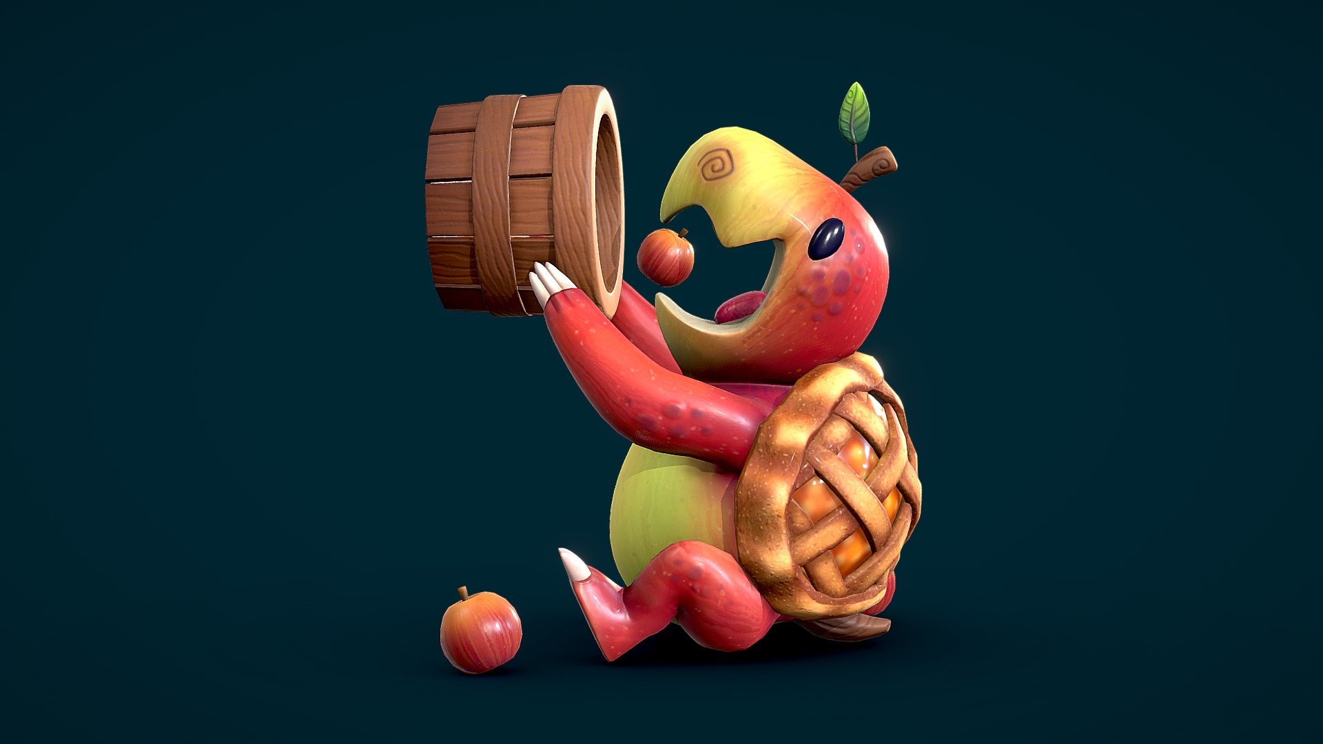 Snapple Turtle [HD] 3d model