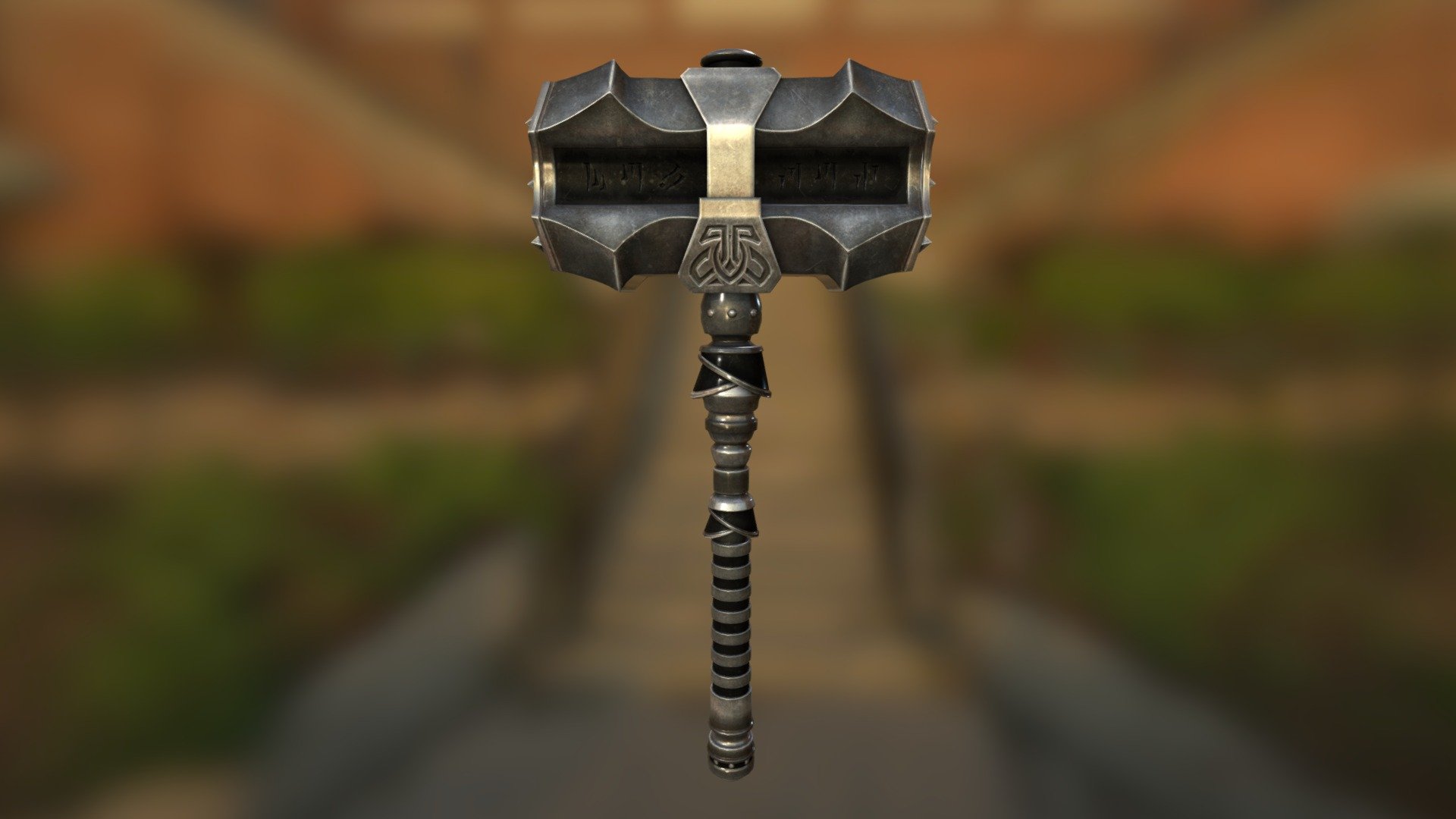 Gifts Of Akatosh Hammer 3d model