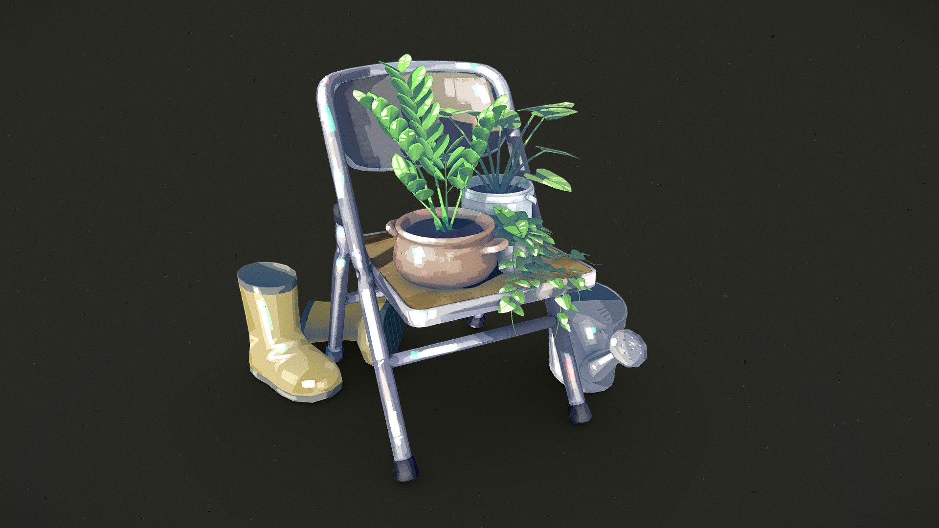 Gardening 3d model