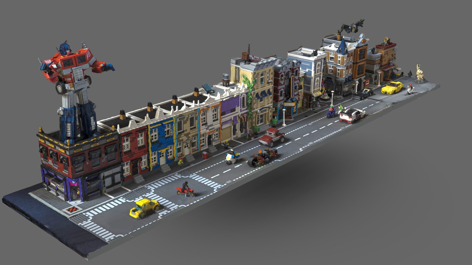 Part of Lego Avenue 3d model