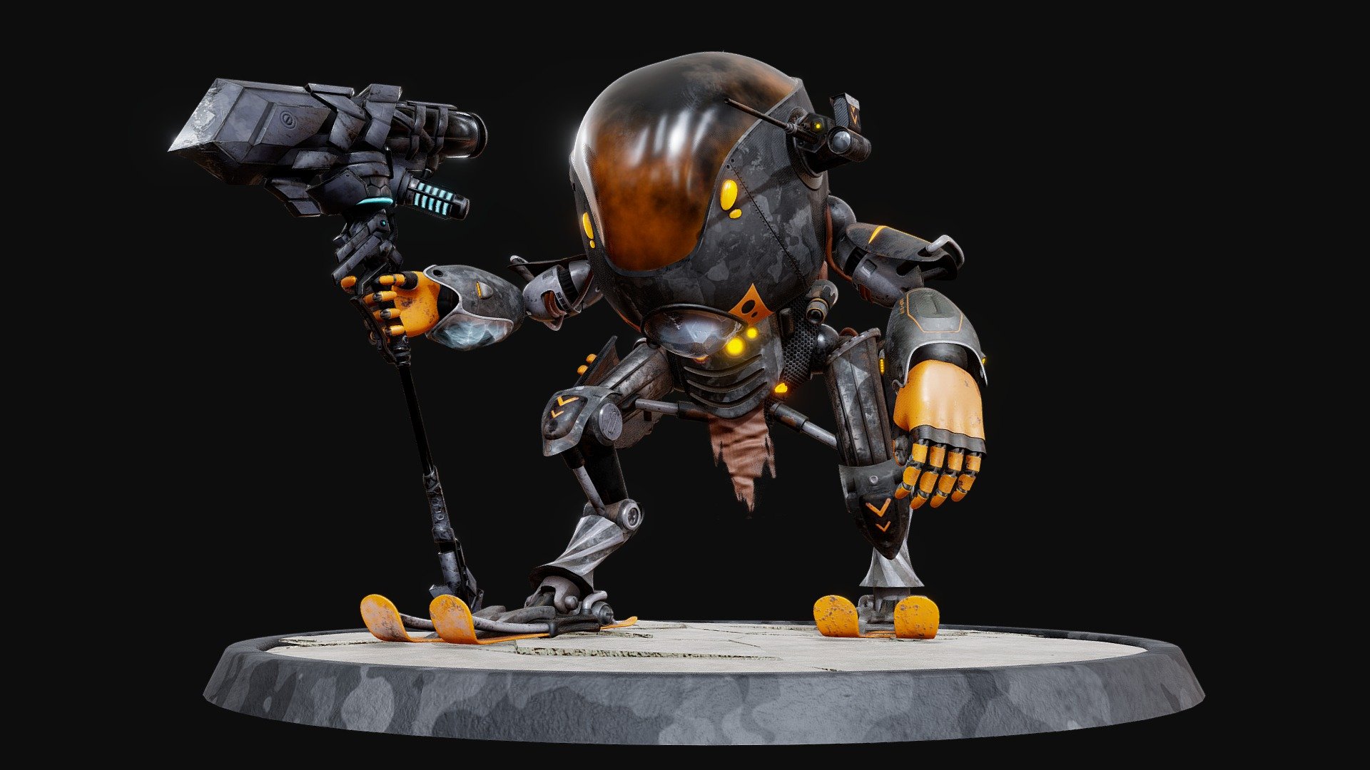 Mecha XBP-XIV / Steel Squad 3d model