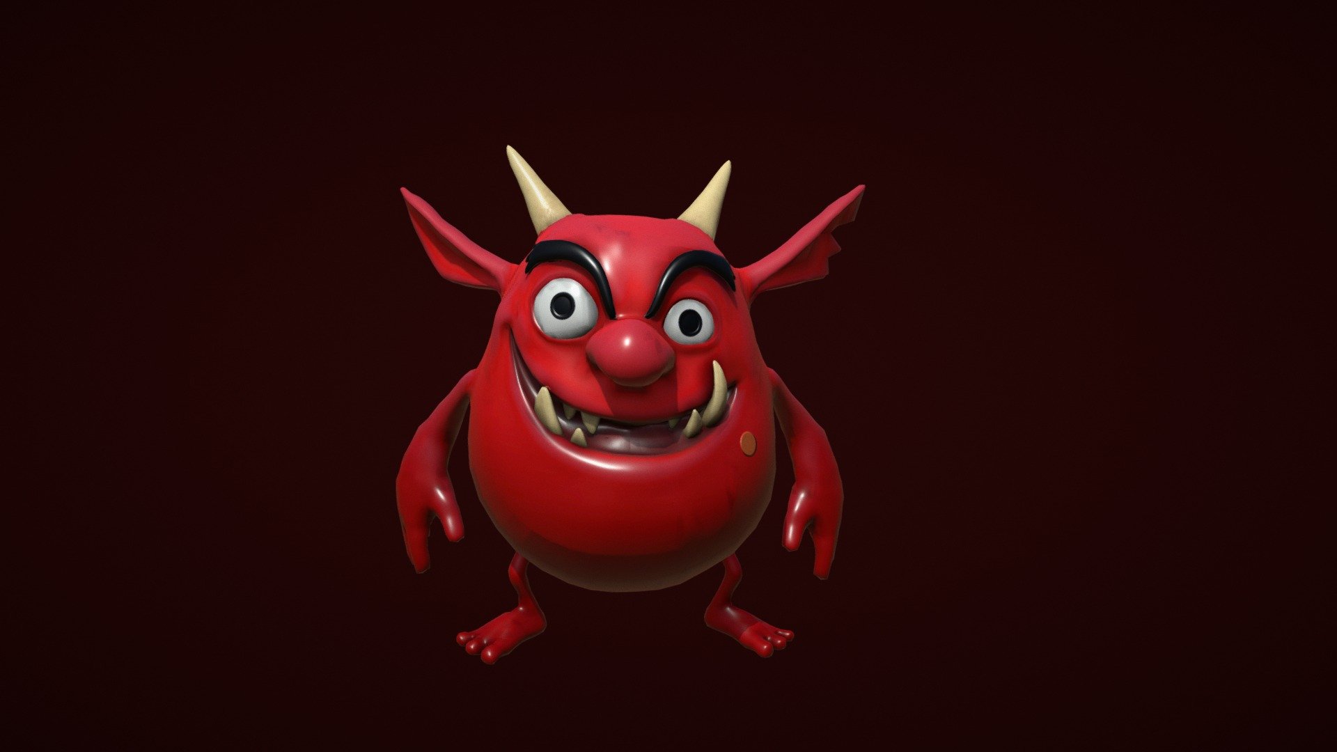 Stubby Demon 3d model