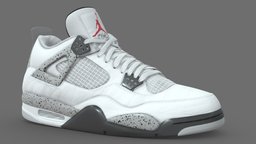 Jordan 4 Retro White Cement