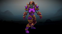 Stylized Orc Male Warlock(Outfit)