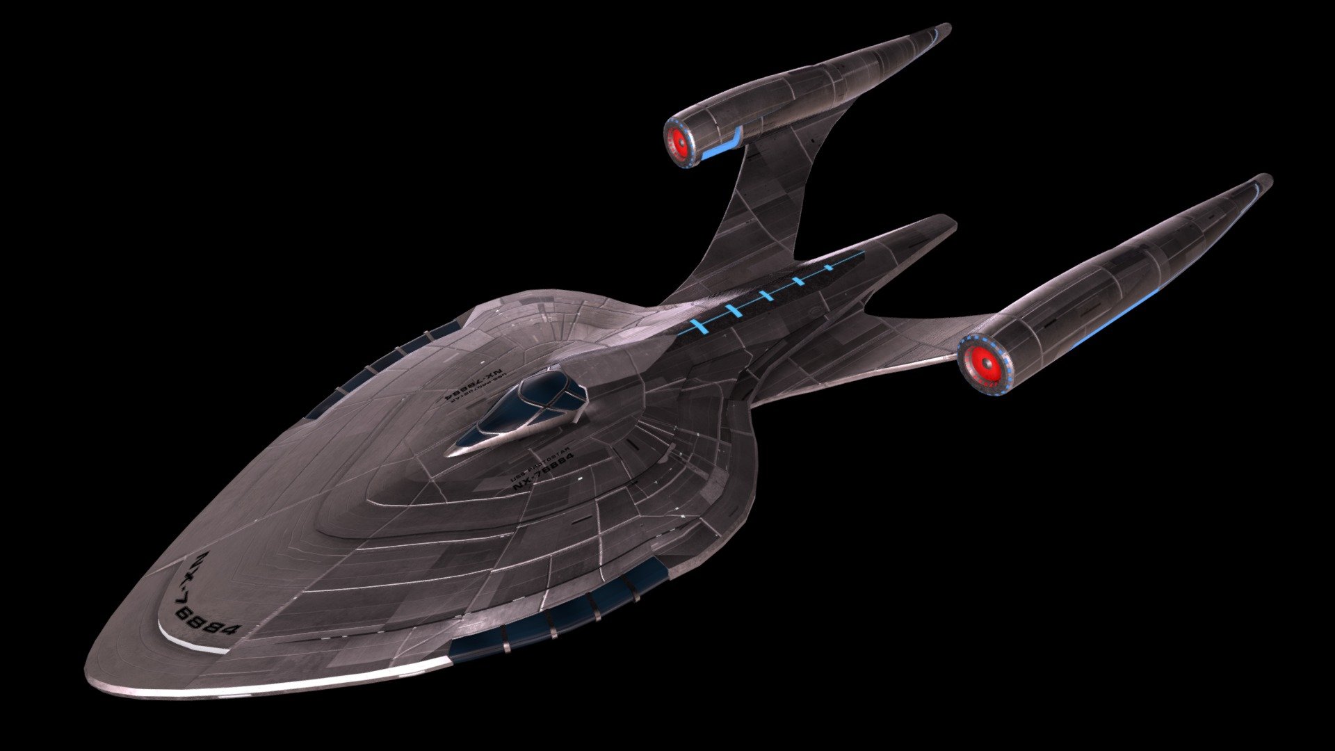 USS Protostar (Star Trek: Prodigy) 3d model