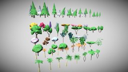 Cartoon vegetation