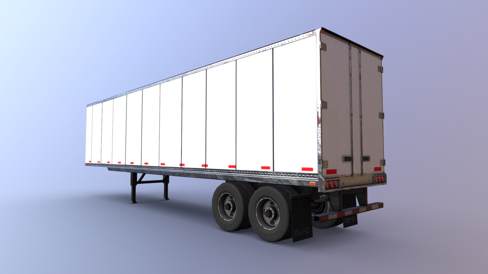 Semi trailer 3d model