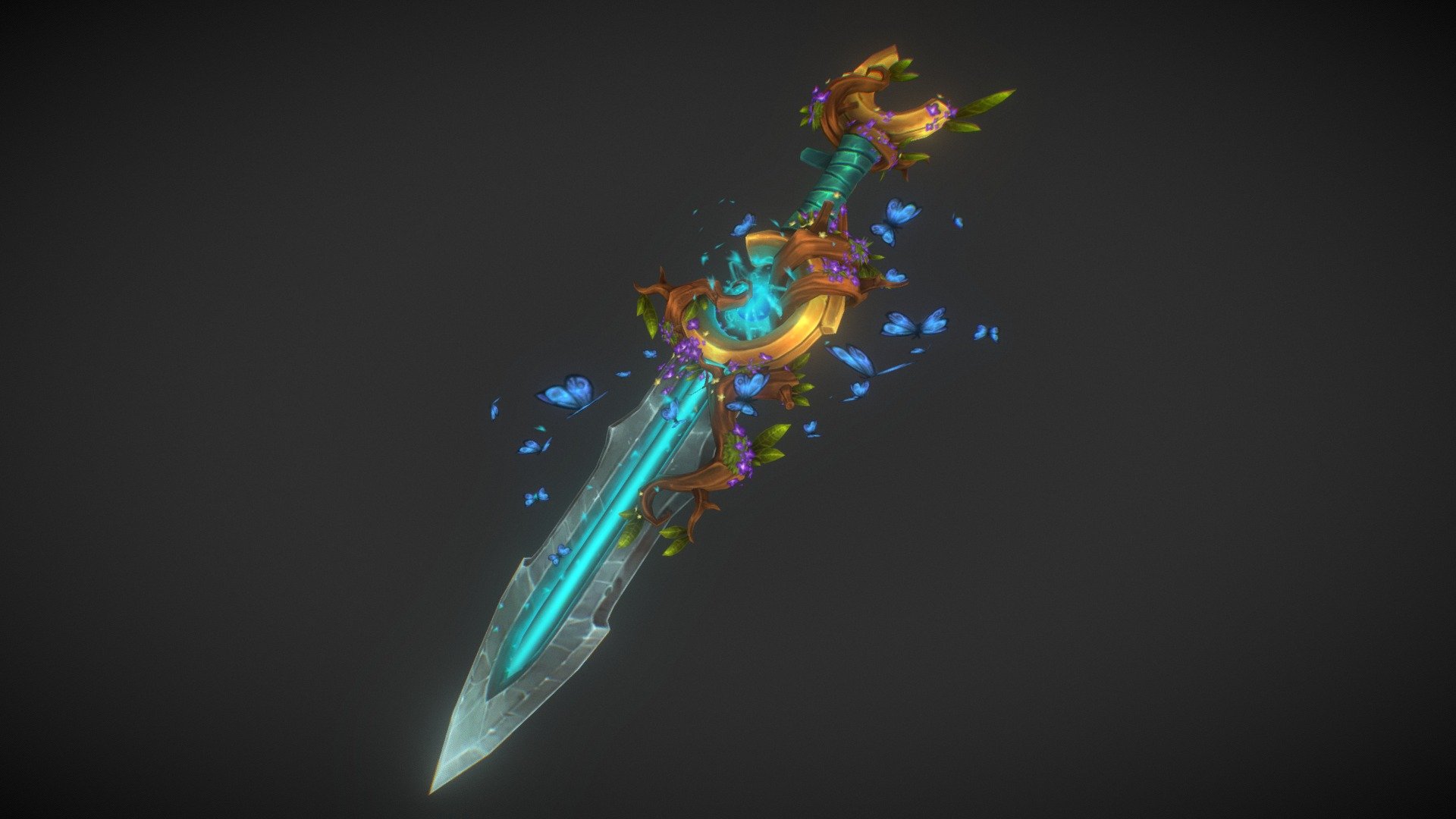 Ovi the magical sword 3d model