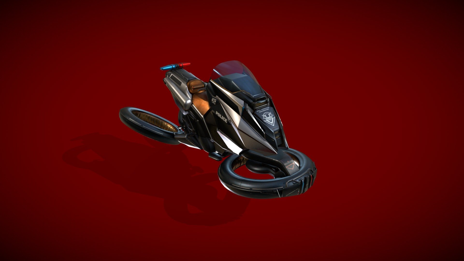 Alet Hoverbike 3d model