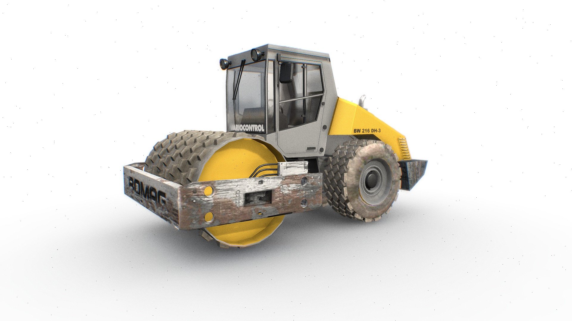 Bomag BW 216 DH-3 Road Roller 3d model