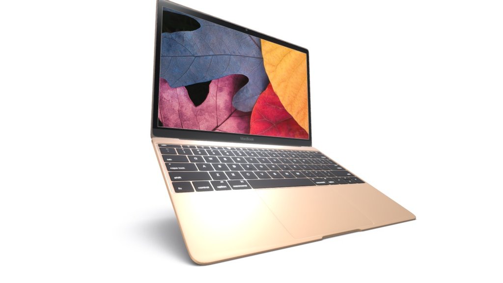 The new MacBook 3d model