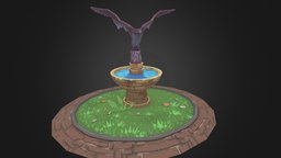 TMNT Mutant Madness Eagle Fountain