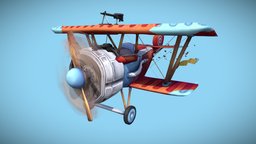 Stylized WWI Plane