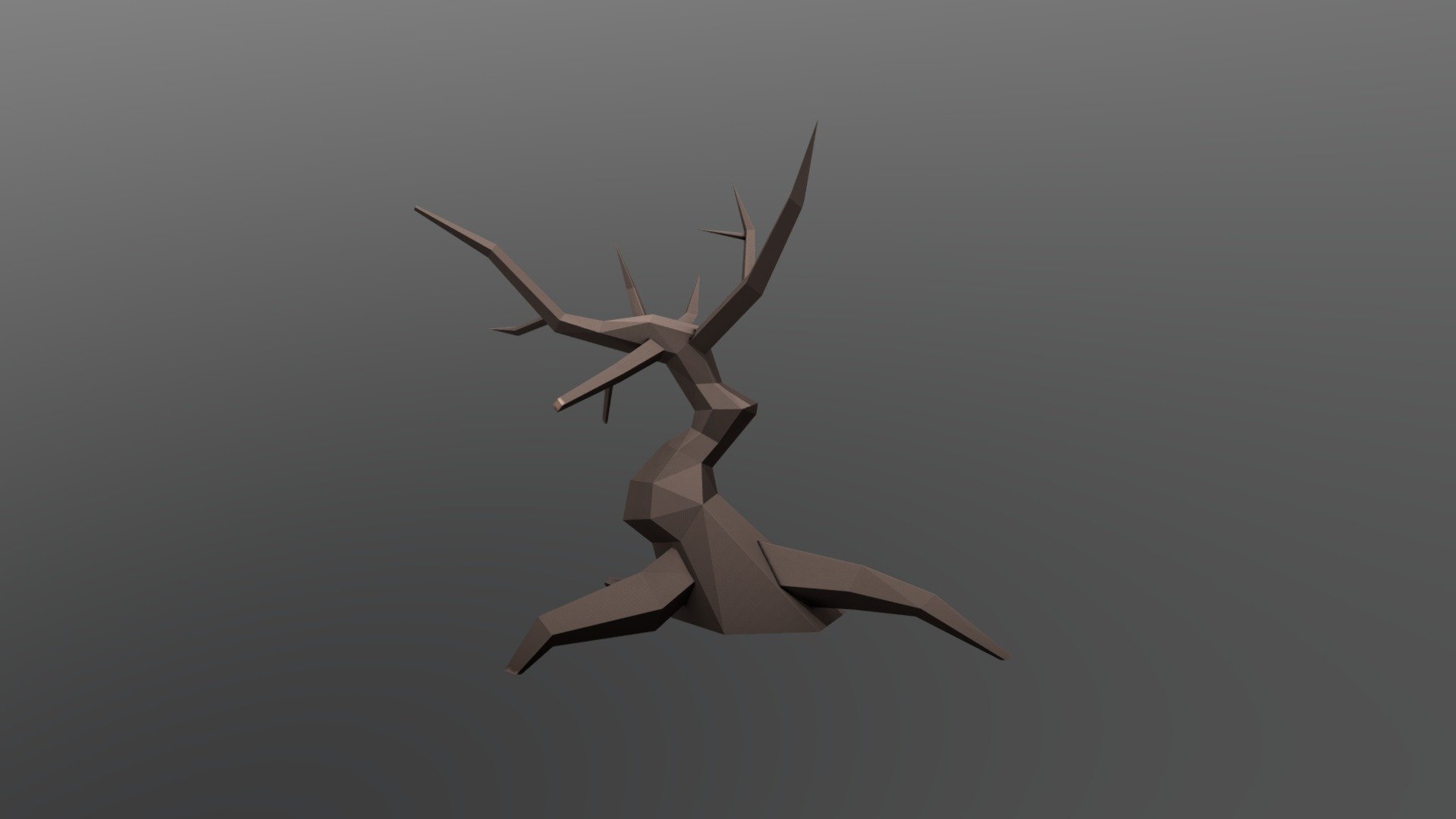 Swamp Tree Branch 01 3d model