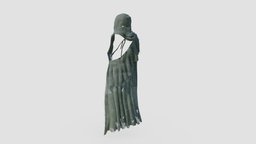 Medieval Vagrant Cloak With Hood