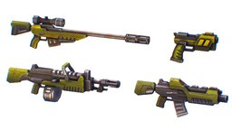 $42 discount Sci-Fi Сartoon Weapons Set 1