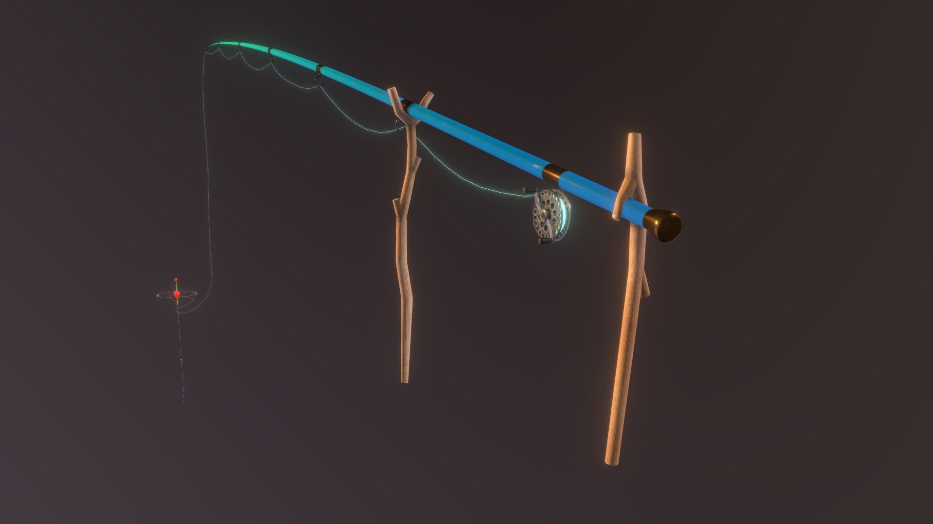 Fishing Rod 3d model