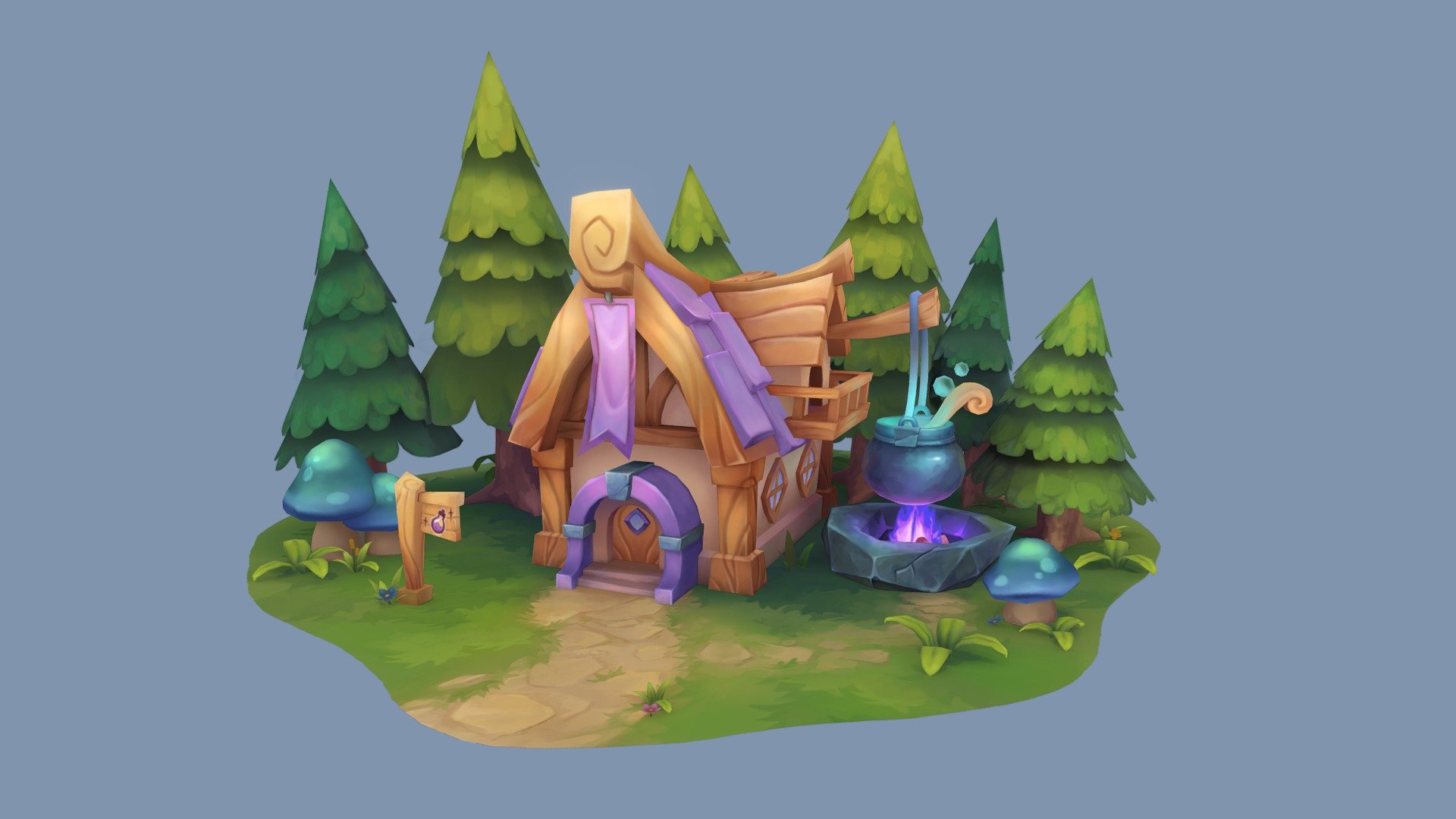 Alchemists House 3d model