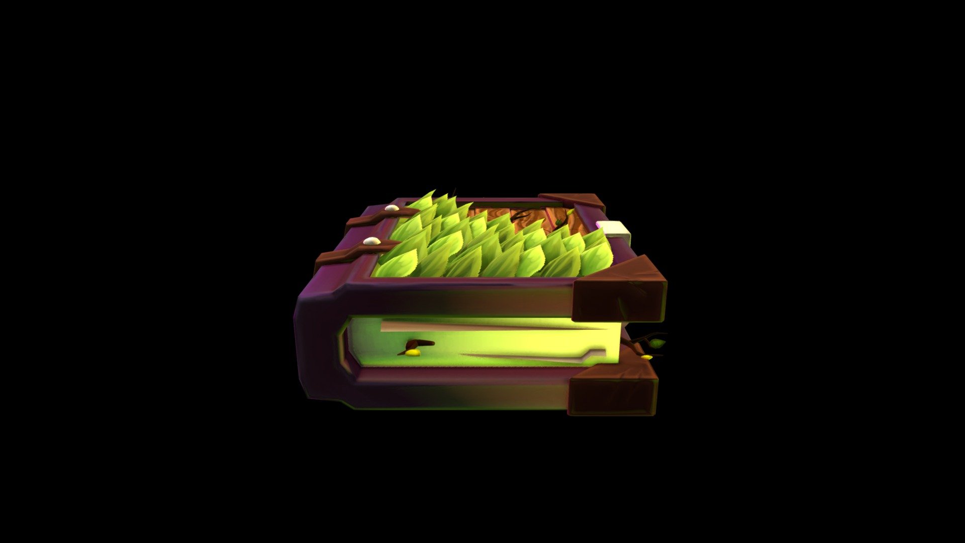 Magical Plant Book 3d model