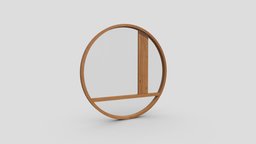 WOOD CIRCLE WINDOW