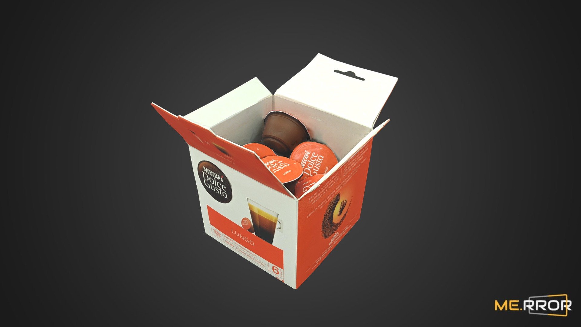 [Game-Ready] Coffee Capsule Box 3d model