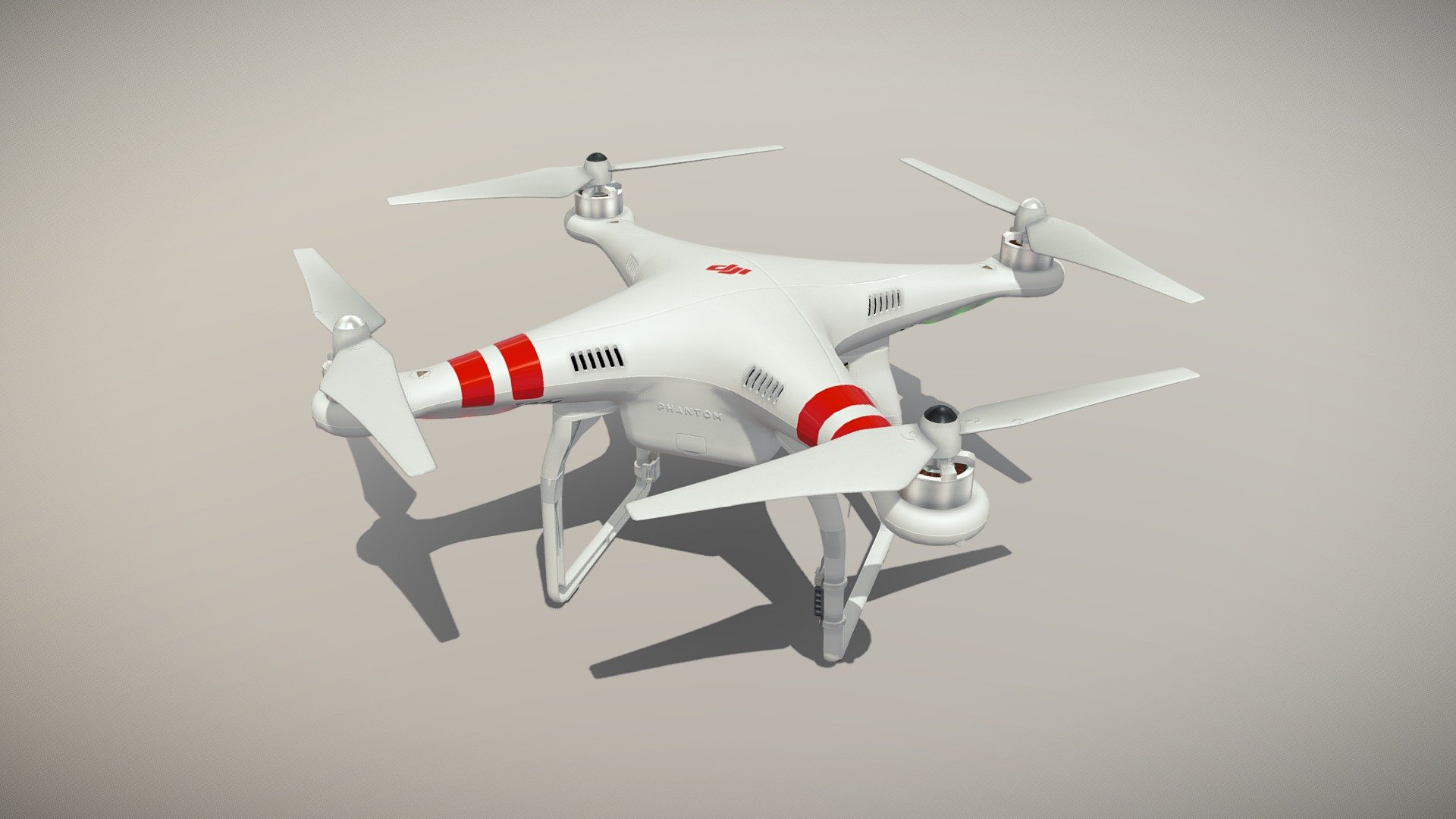 DJI Phantom 2 Quadcopter 3d model