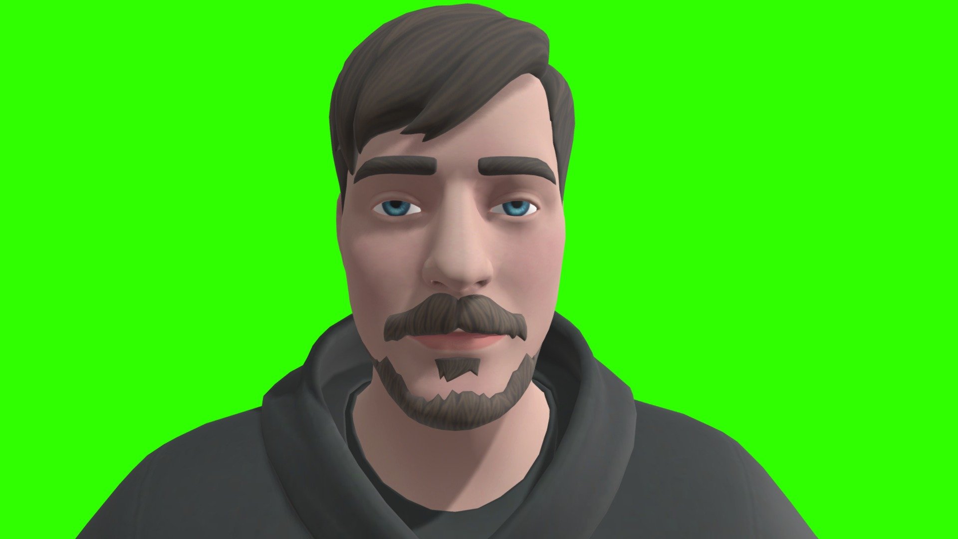 mr beast fortnite 3d model