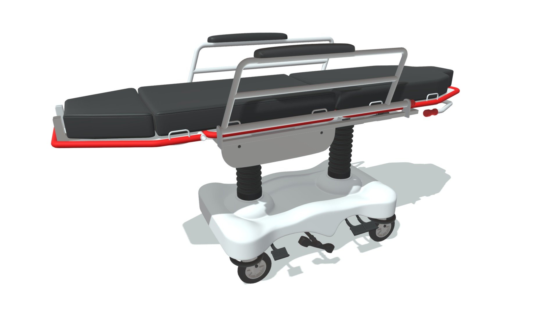 Medical Stretcher 3d model